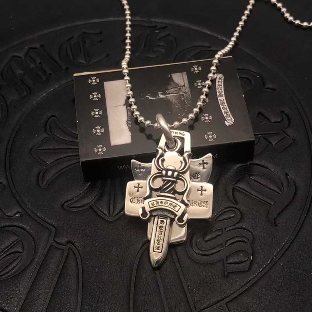 Chrome Hearts Sword Necklace S925 Silver